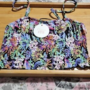 Hippie Rose Vibrant Multicolor Top